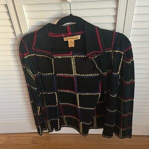 Vintage suede colorful jacket